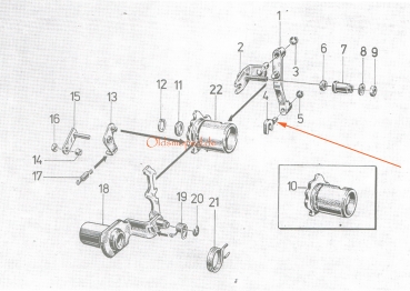 Schaltgabel, Simson S51, S53, SR50, KR51/2, S70, MS50, E930