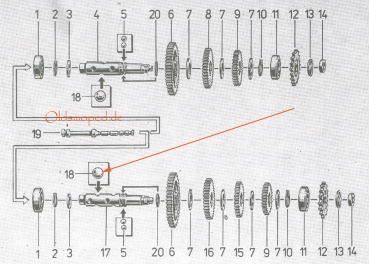 Kugel für Getriebe 7mm (DIN 5401), Simson KR51/2, MS50, S51, S53, S70, S83, SC050, SD50, SR50, SR80