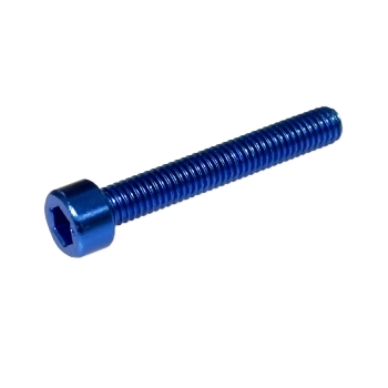 Aluminium ISK Schraube 6x40 (dunkelblau), Simson S51, S53, S70, SR50, SR80, KR51/2, MS50