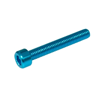 Aluminium ISK Schraube 6x40 (hellblau), Simson S51, S53, S70, SR50, SR80, KR51/2, MS50