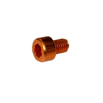 Aluminium ISK Schraube 6x8 (orange), Simson S51, S53, S70, SR50, SR80, KR51/2, MS50