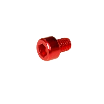 Aluminium ISK Schraube 6x8 (rot), Simson S51, S53, S70, SR50, SR80, KR51/2, MS50