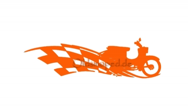 Aufkleber (orange), KR51-Zielflagge