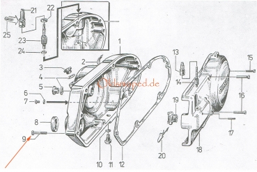 Zylinderschraube (6x35), Simson S51, S53, S70, SR50, SD50, KR51/2