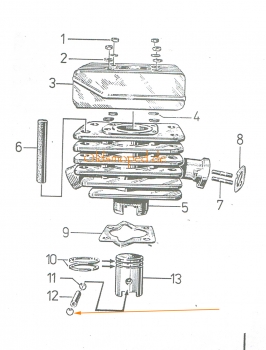 Drahtsprengringe A (Ø12mm), Simson SR1, SR2, KR50, S50, S51, S53, S70, SR50, SD50, SR4-