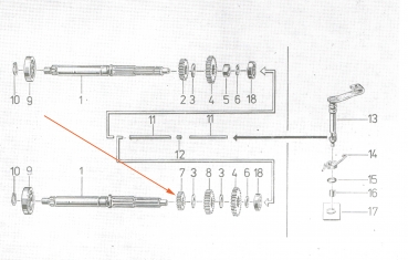 Festrad 2.Gang (16Z), Simson S51, S53, S70, SR50, SD50, KR51/2