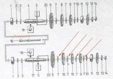 Distanzscheibe (Losrad), Simson S51, S53, S70, SR50, SD50, KR51/2, MS50