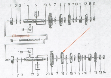 Losrad 2. Gang (40Z), Simson S51, S53, S70, SR50, SD50, KR51/2, MS50