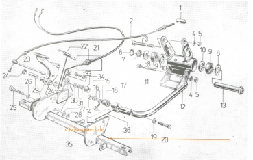 Querträger geschweißt, Simson SR50, SR80