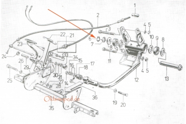 Preview: Sicherungsring für Motorlager (21x1,2), Simson SR50, SR80