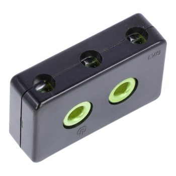 Leitungsverbinder mit 3 Einzelbrücken (Bakelit)