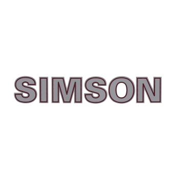 Klebefolie, Aufkleber für Kraftstoffbehälter (9,6cm), Simson S53 Alpha