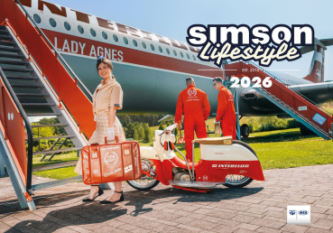 SIMSON Lifestyle-Kalender 2026 – Kultklassiker und ihre kreativen Macher im Rampenlicht