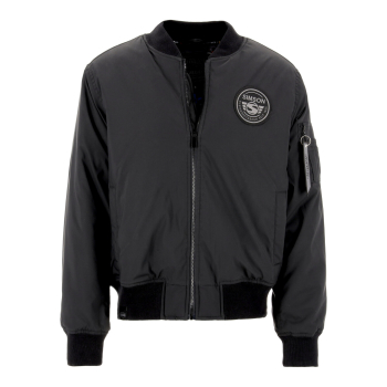 Pilotenjacke (schwarz), Motiv: Simson Lifestyle