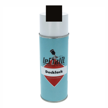Spraydose, Leifalit 1K-Decklack - schwarz matt (400ml)