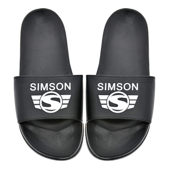 Badeschuhe, schwarz - Motiv: SIMSON