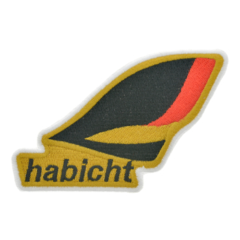 Patch zum Aufnähen oder Aufbügeln, Motiv: Habicht