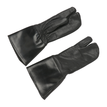 Krad-Stulpenhandschuhe (Leder/Kunstleder)
