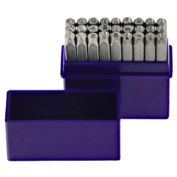 Set Schlagbuchstaben (3,0 mm), Schriftcharakter nach DIN 1451