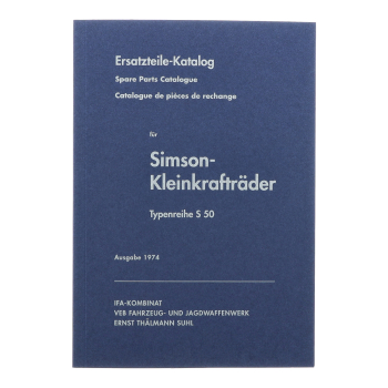 Ersatzteilkatalog, Simson S50