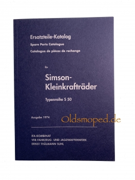 Ersatzteilkatalog, Simson S50