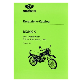 Ersatzteilkatalog, Simson S53, S83 (alpha, beta)