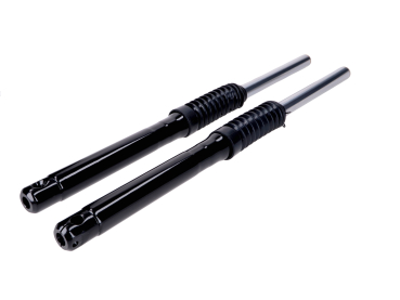 Telegabelholme mit hydraulischer Dämpfung (schwarz), Simson S50, S51, S51E, S70, S70E, S53, S83