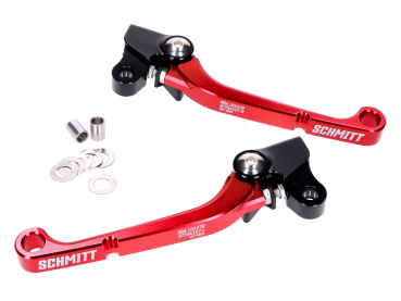 Schmitt Handanker CNC-Handhebel (rot), Simson S50, S51, S53, S70, KR51/2, SR50, SR80