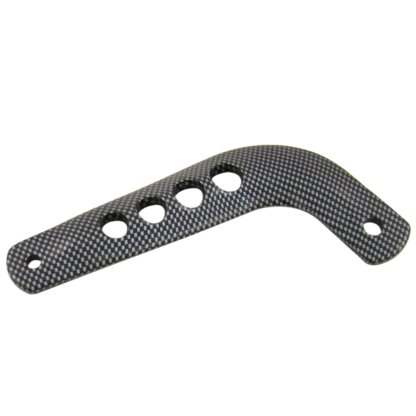 Enduro-Auspuffstrebe kurz (Carbon), Simson S51E, S70E