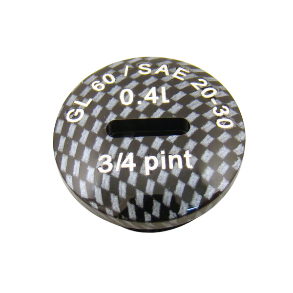 Verschlußschraube Öleinfüllöffnung (Carbonlook), Simson S51, S53, S70, SR50, KR51/2