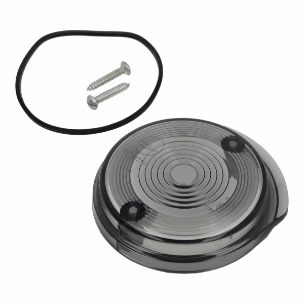 Blinkerkappe, Lichtaustritt vorn (rauchgrau), Simson S50, S51, SR50, SR80