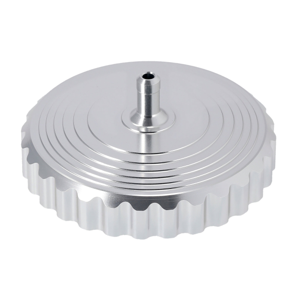 CNC Tankdeckel Ø40 (silber), Simson S50, S51, S53, S70, SR1, SR2, SR4-