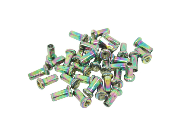 SET Speichennippel M3,5 (Regenbogen), Simson S50, S51, S53, S70, MS50, KR51, SR4-2, SR4-3, SR4-4