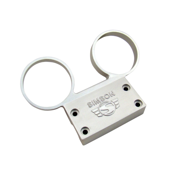 Armaturenträger für Tacho und Drehzahlmesser (silber), Simson S51, S70