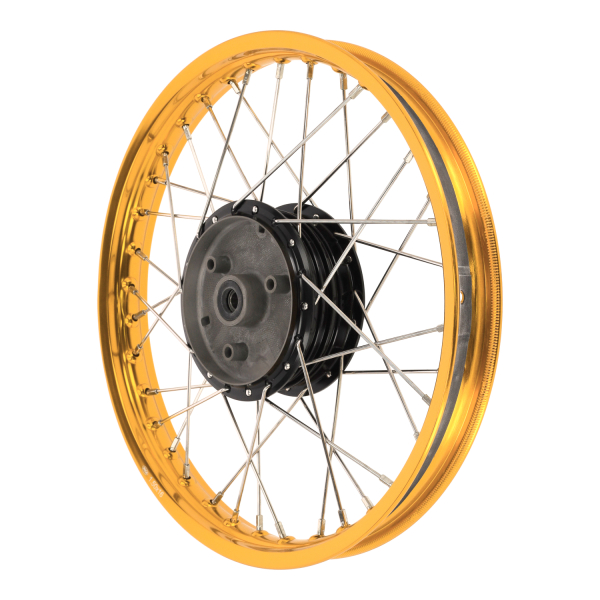 Speichenrad Alufelge 1,50x16 (Orange), Simson S50, S51, S53, KR50, KR51, SR4-1, SR4-2, SR4-3, SR4-4