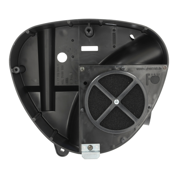 Herzkasten, Gehäusemittelteil, Tuning-Airbox mit Ø36mm Luftauslass, Simson S50, S51, S70