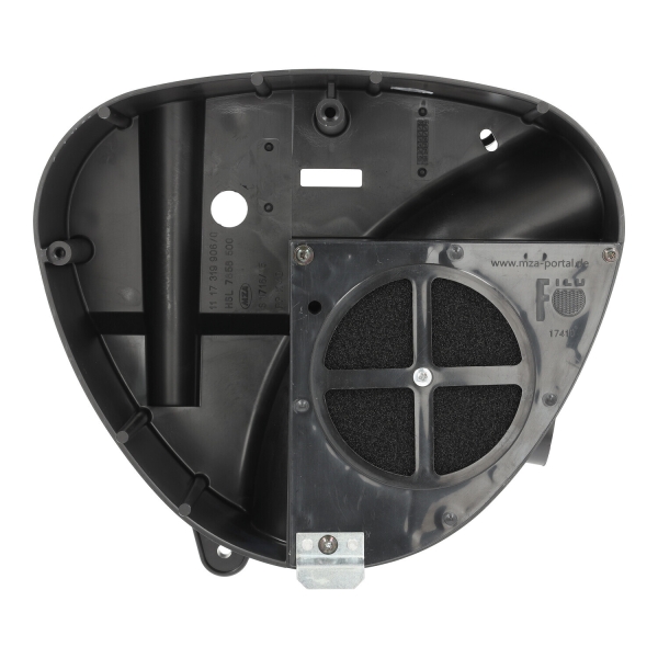 Herzkasten, Gehäusemittelteil,Tuning-Airbox mit Ø36mm Luftaulass, Simson S50, S51, S70