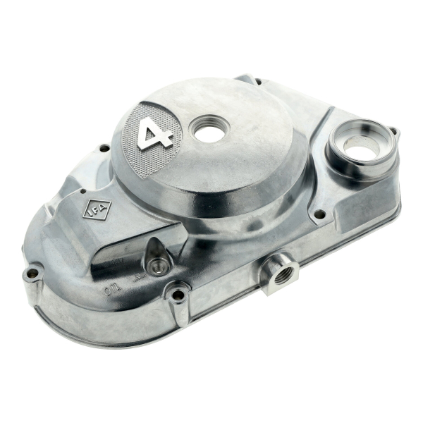 4-Gang Kupplungsdeckel mit Vorbereitung für DZM (poliert), Simson S51, S53, S70