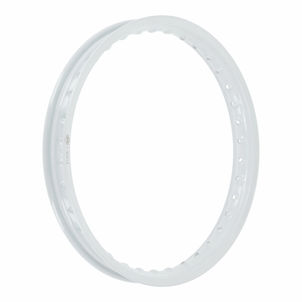 Alufelge 1,5x16 (Weiß), Simson S50, S51, S70, KR51/1, KR51/2, S53, S83, SR4-2, SR4-3, SR4-4, DUO