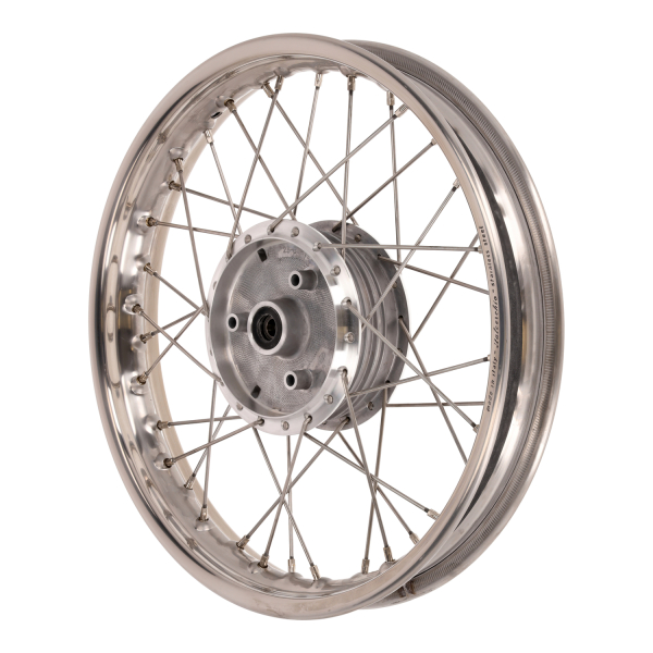Speichenrad Edelstahl (1,85x16), Simson S53, S83, TS050, SC050 hinten