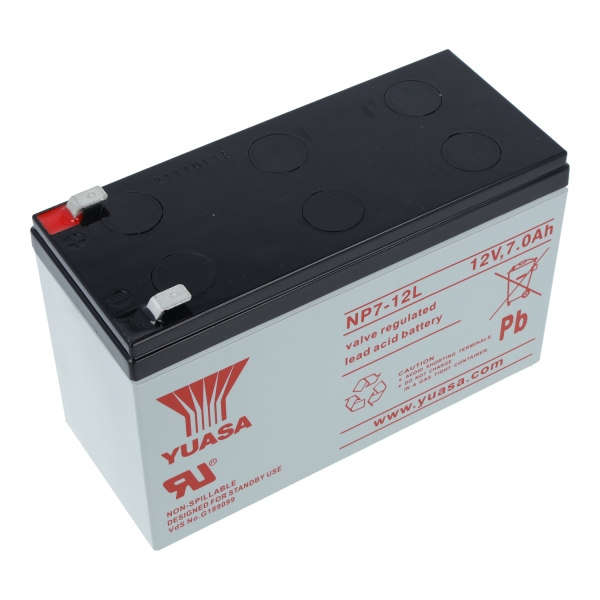 Batterie 12V 7,0 Ah (NP7-12L ), Simson SRA25, SRA50, SR50, SR80, SD50