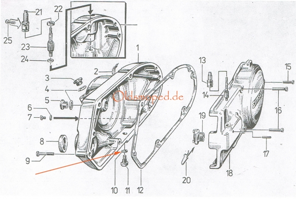 Dichtring für Ölablaßschraube (14x18), Simson S51, S70, SR, KR51/2, SR50, MS50, RT125, AWO