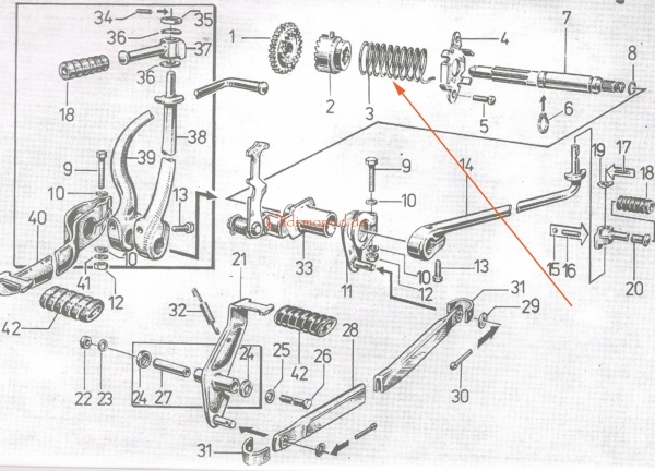 Kickstarterfeder, Simson S51, S53, S70, SR50, KR51/2, MS50, E930