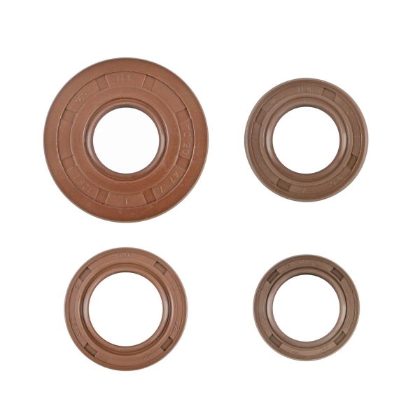 SET Wellendichtringe für Motor (Braun), Simson S51, KR51/2, SR50, S70, S53, MS50