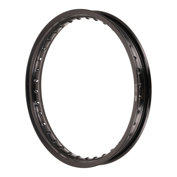 Alufelge 1,60x16 (Schwarz), Simson S50, S51, S70, KR51/1, KR51/2, S53, S83, SR4-2, SR4-3, SR4-4, DUO