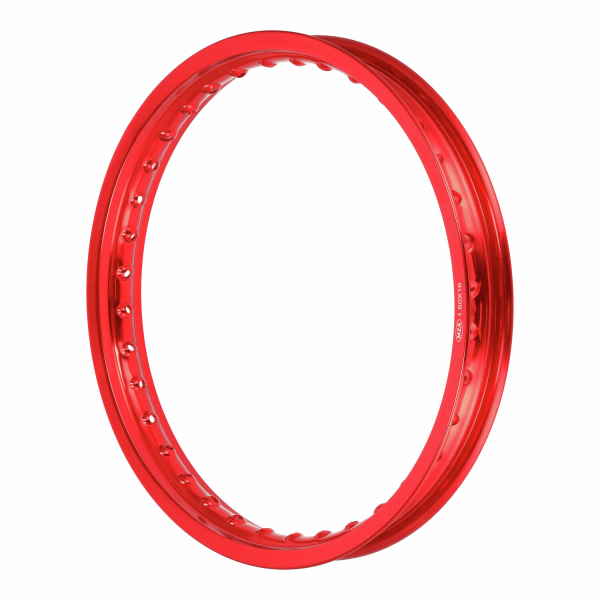 Alufelge 1,60x16 (Rot), Simson S50, S51, S70, KR51/1, KR51/2, S53, S83, SR4-2, SR4-3, SR4-4, DUO