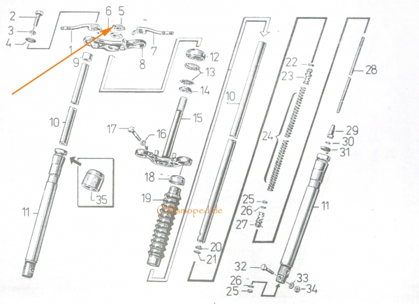 Nutmutter M24x1,5, Simson S50, S51, S70 , S53, S83, SR50, SR80, SD50, MS50