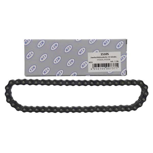 Zweifachhülsenkette für Kupplungskettenrad (50 Glieder), MZ ETZ125, ETZ150