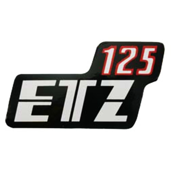 Klebefolie, Aufkleber für Seitendeckel, MZ ETZ125