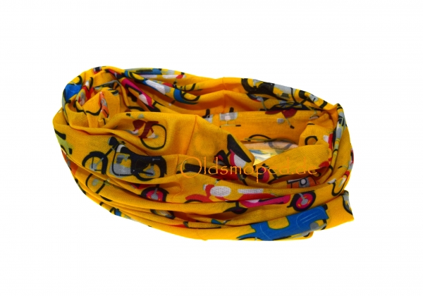 Halstuch, Schlauchschal SIMSON (gelb)